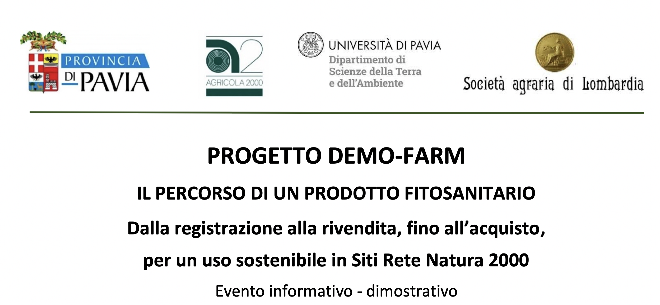 Progetto Demo-Farm: il percorso di un prodotto fitosanitario